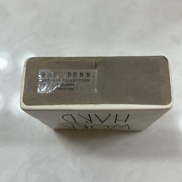 Rae Dunn | work hard - be brave double sided - Picture 3 of 5